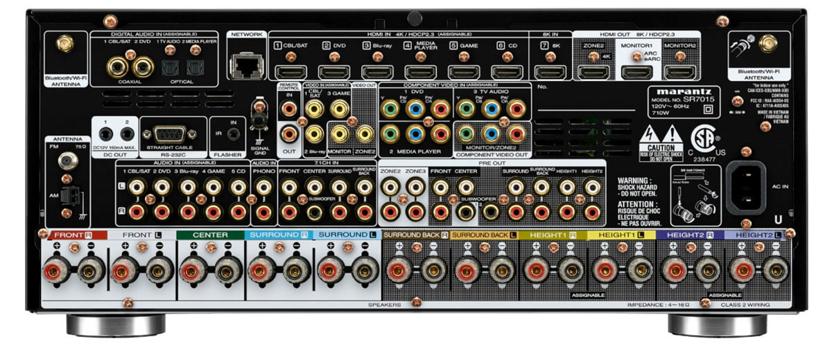 Marantz SR7015 specifications