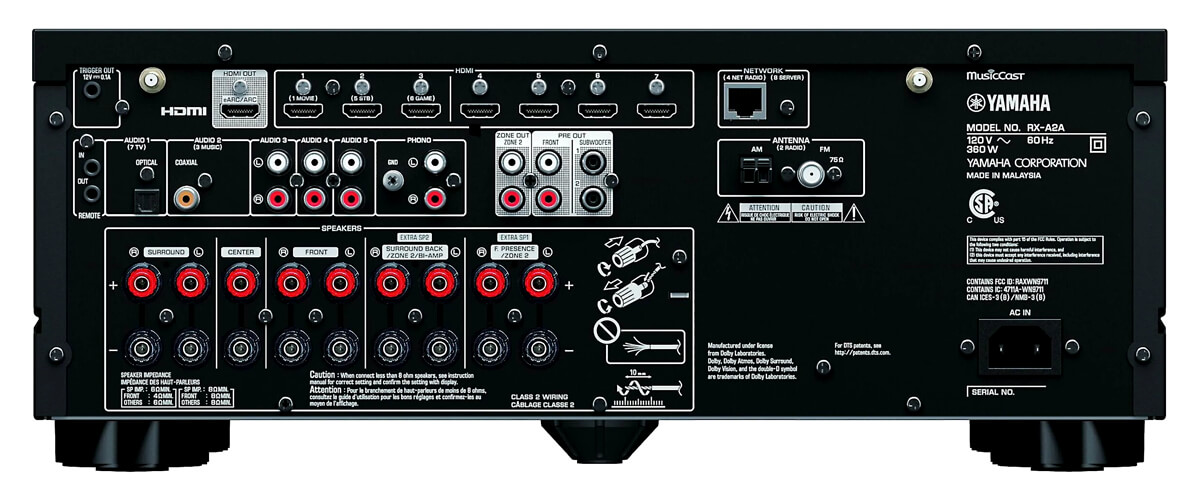 Yamaha RX-A2A features